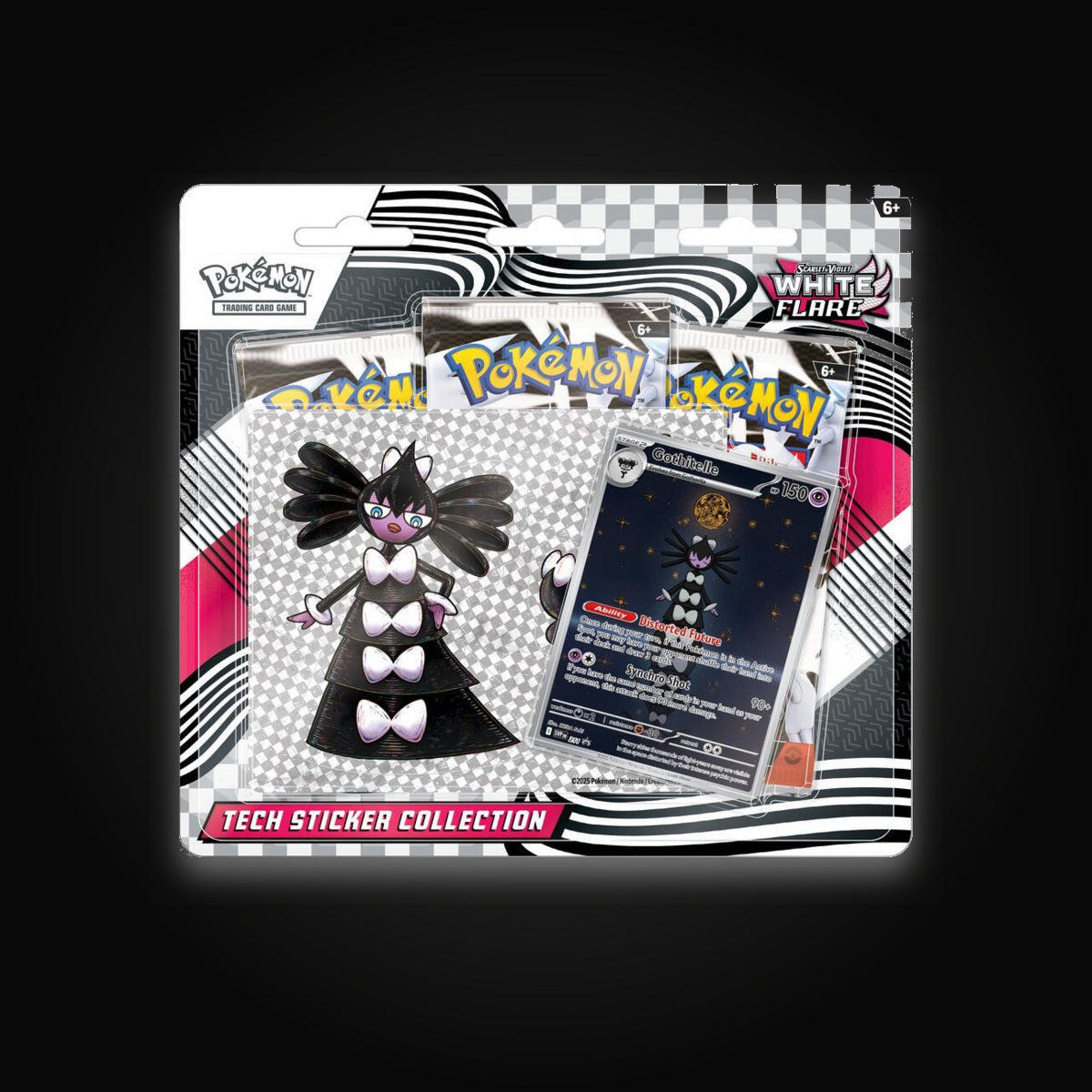 Pokémon White Flare Tech Sticker Collection